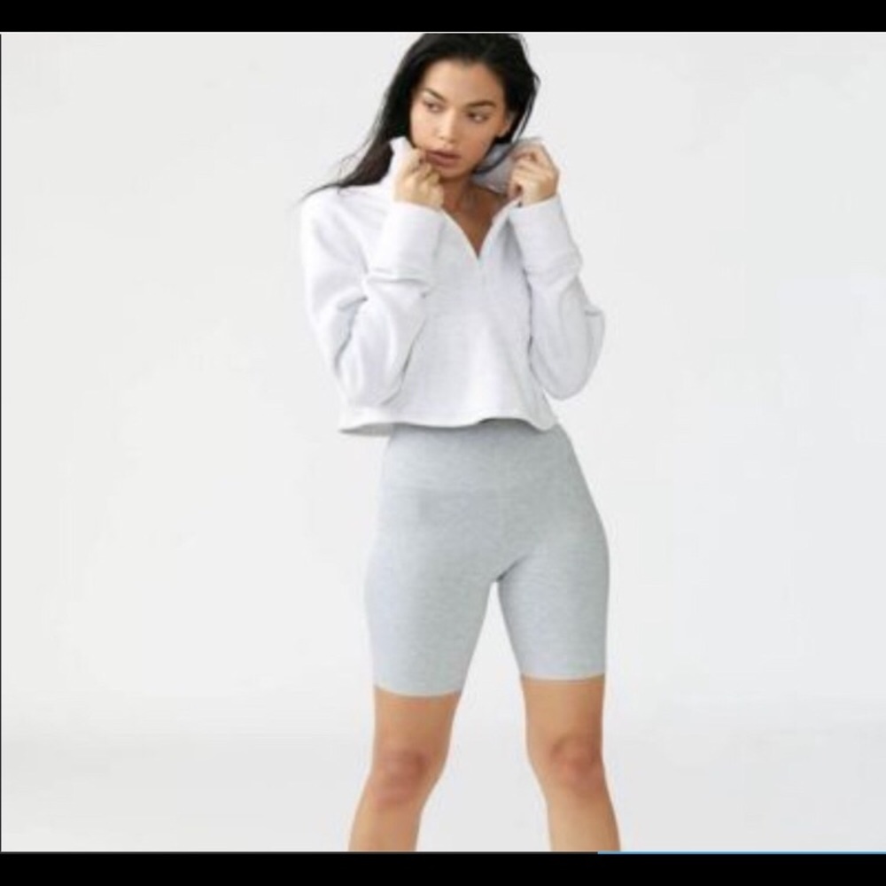 NWT Joah Brown Half Zip Sweatshirt - Picture 4 of 4